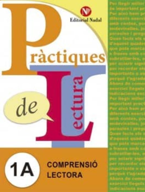 Comprension Lectora Pràctiques de Lectura 1A 1º Educacion Primari a