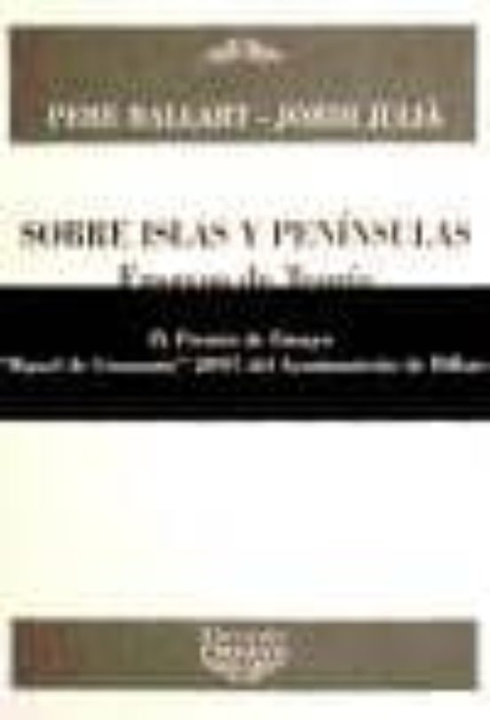Sobre Islas Y Peninsulas: Ensayos De Teoria De La Literatura Y Li Tera