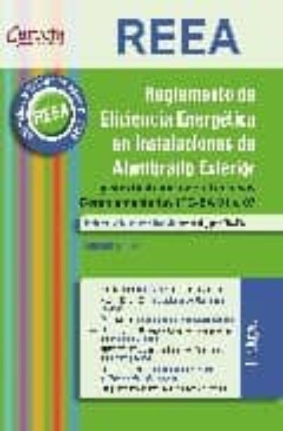 Reglamento De Eficiencia Energetica En Instalaciones De Alumbrado Exte
