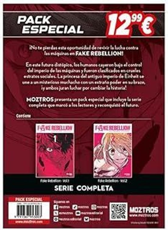 Fake Rebellion Pack Especial De 2 Tomos