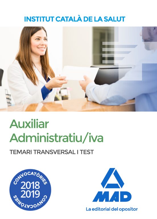 Temari Transversal Per A La Categoria D Auxiliar Administratiu/i Va D