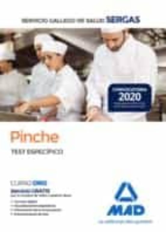 Pinche Del Servicio Gallego De Salud. Test Específico