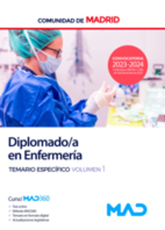 Diplomado En Enfermeria. Temario Especifico Volumen 1