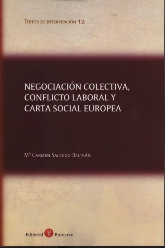 Negociación Colectiva Conflicto Laboral Y Carta Social Europea