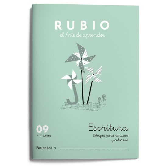 Dibujos Rubio Cuaderno De Escritura Nº 09