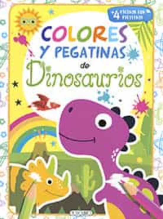 Colores Y Pegatinas Dinosaurios Y Unicornios 2