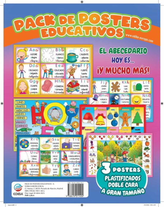 Pack De Posters Educativos El Abecedario Hoy Es... Y Mucho Mas