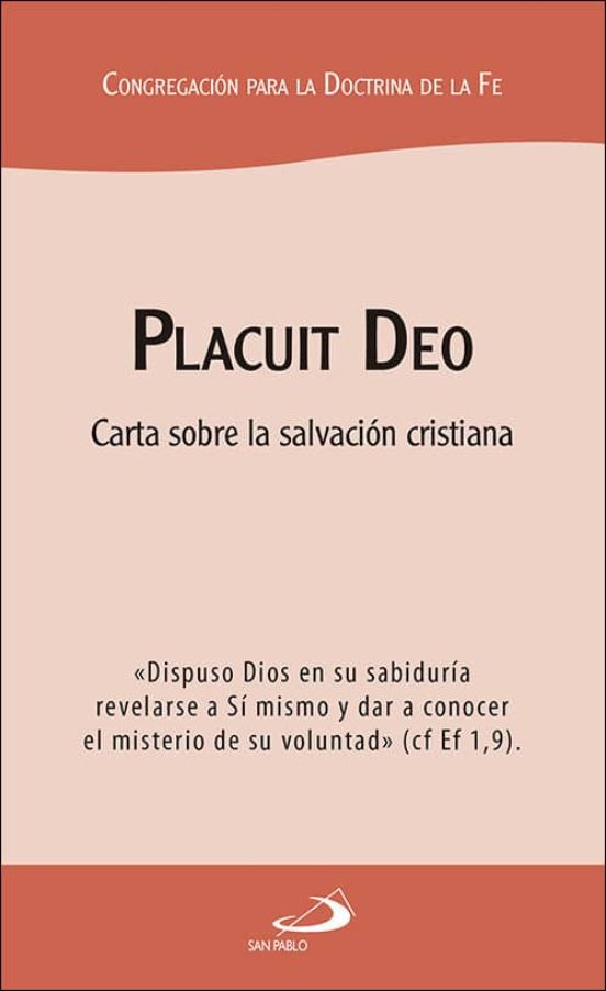 Placuit Deo: Carta Sobre La Salvacion Cristiana
