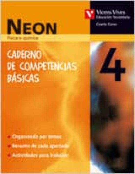 Neon 4. Galicia. Caderno de Competencias Basicas