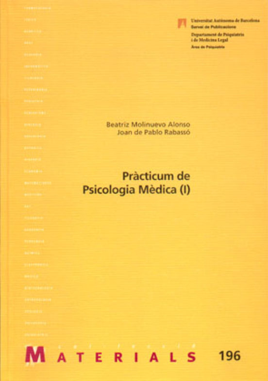 Pràcticum De Psicologia Médica