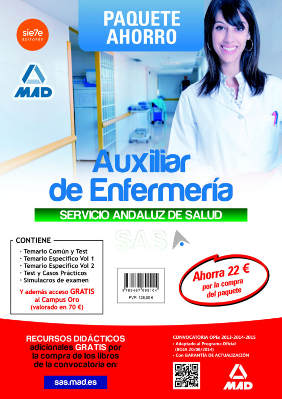 Paquete Ahorro Auxiliares De Enfermeria Servicio Andaluz De Salud
