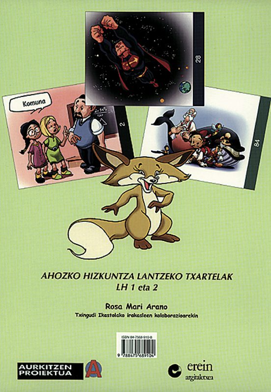 Ahozko Hizkuntza Lantzeko Txartelak. Lh 1 Eta 2