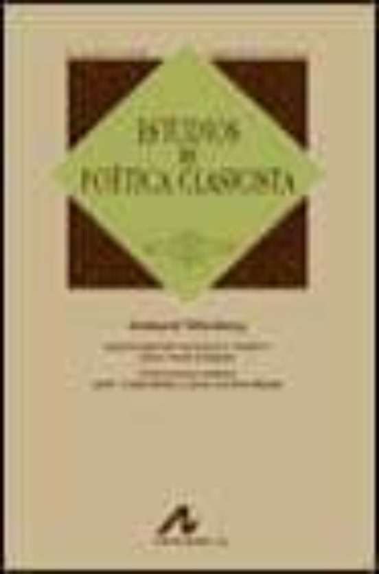 Estudios De Poética Clasicista
