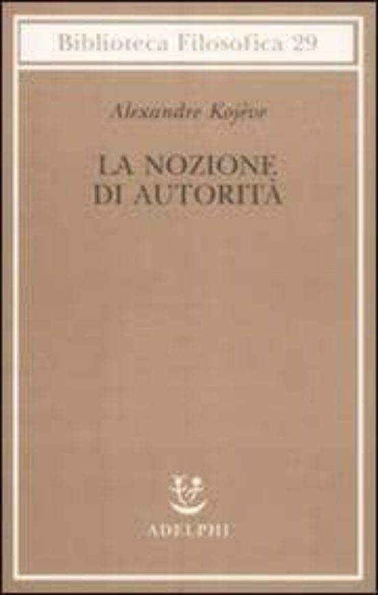 La Nozione Di Autorita