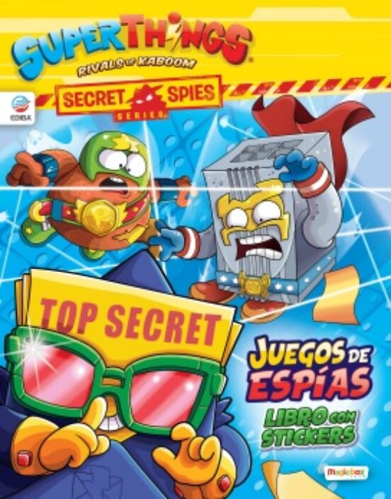Libro De Stickers Superzings Secret Spies Series - España