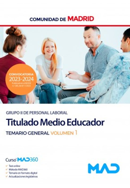 Titulado Medio Educador . Comunidad Autonoma De Madrid
