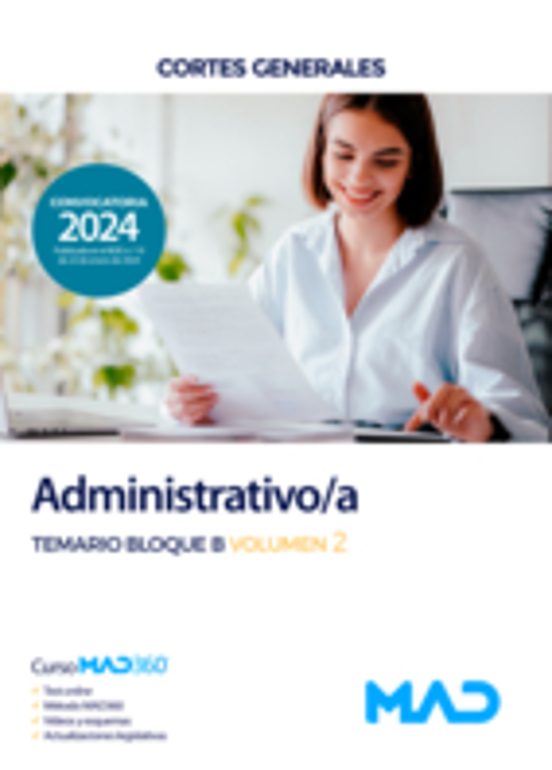 Administrativo/a. Cortes Generales