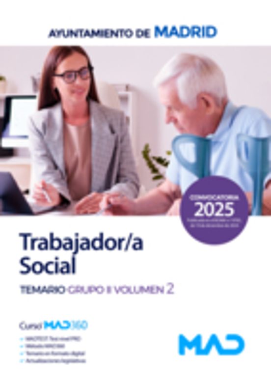 Diplomado/a Trabajos Sociales Del Ayuntamiento De Madrid. Temario Grup