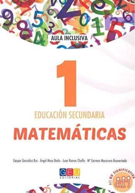 Matemáticas 1º Educación Secundaria. Aci No Significativa