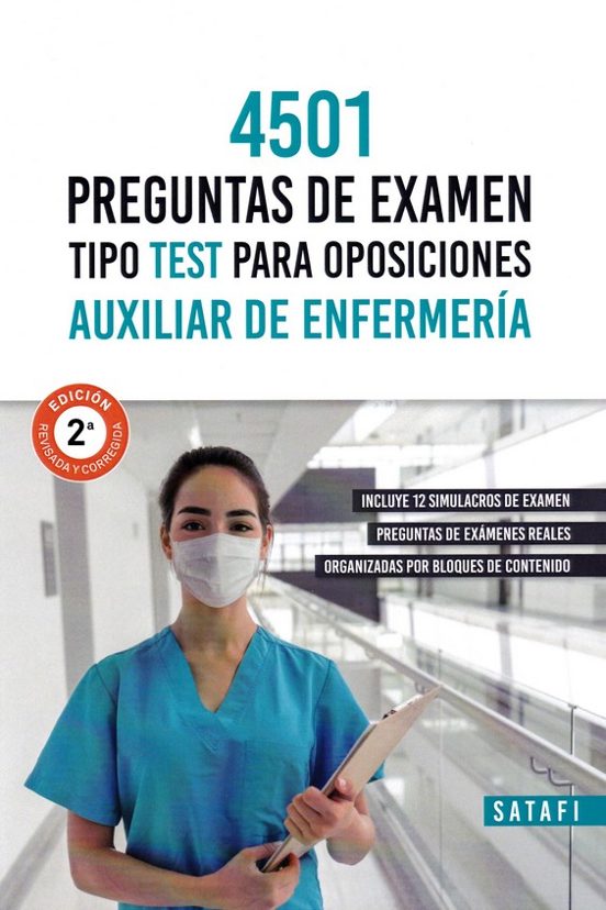 4501 Preguntas De Examen Tipo Test Para Oposiciones De Auxiliar De Enfermería
