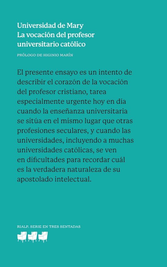 La vocación del profesor universitario católico