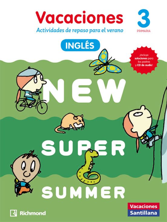 New Super Summer 3º Educacion Primaria Sb+cd