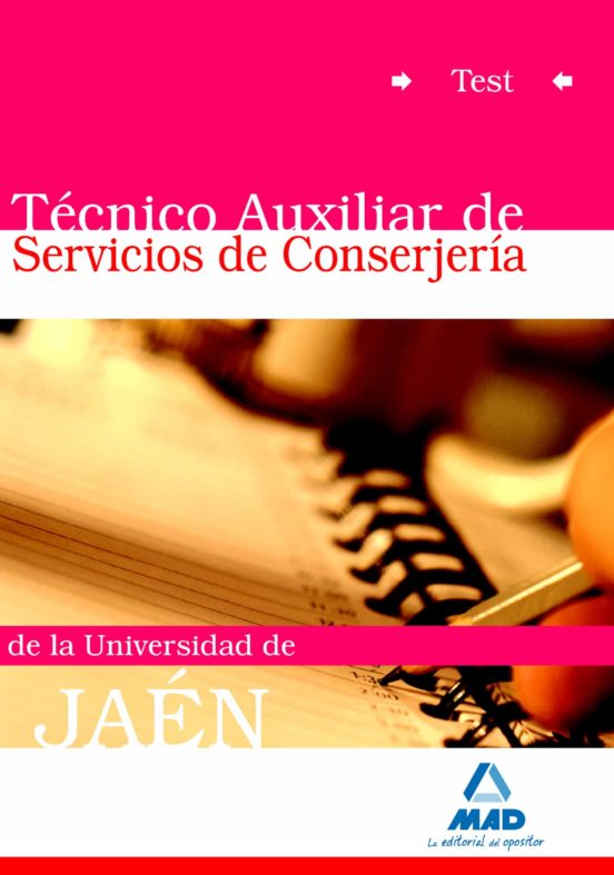 Técnicos Auxiliares De Servicios De Conserjería De La Universidad De Jaén. Test