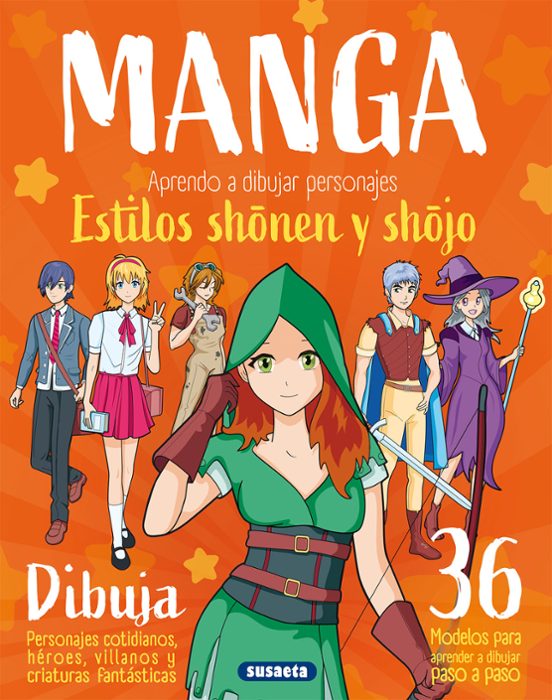 Manga. Aprendo A Dibujar Personajes Estilos Shonen Y Shojo
