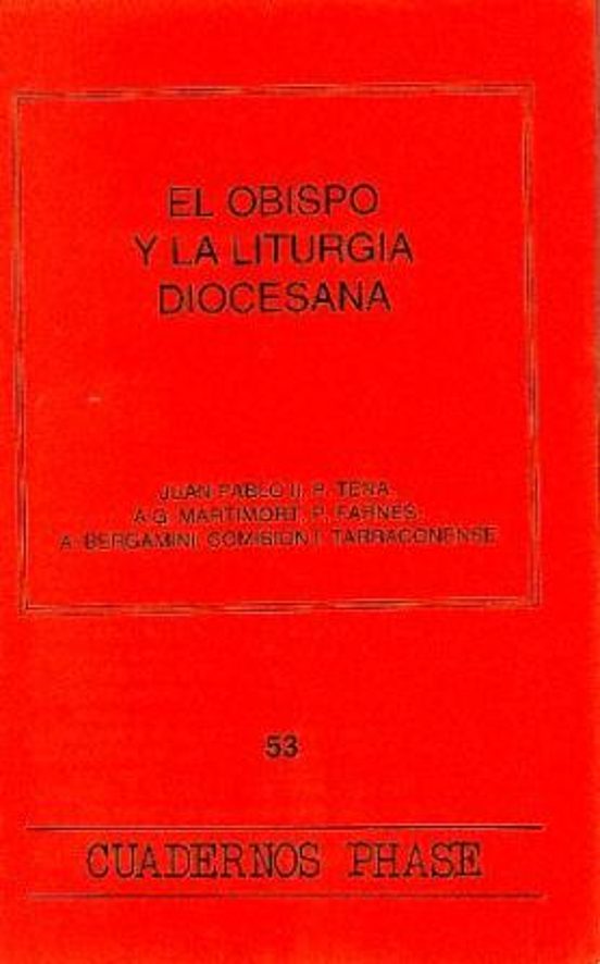 El Obispo Y La Liturgia Diocesana