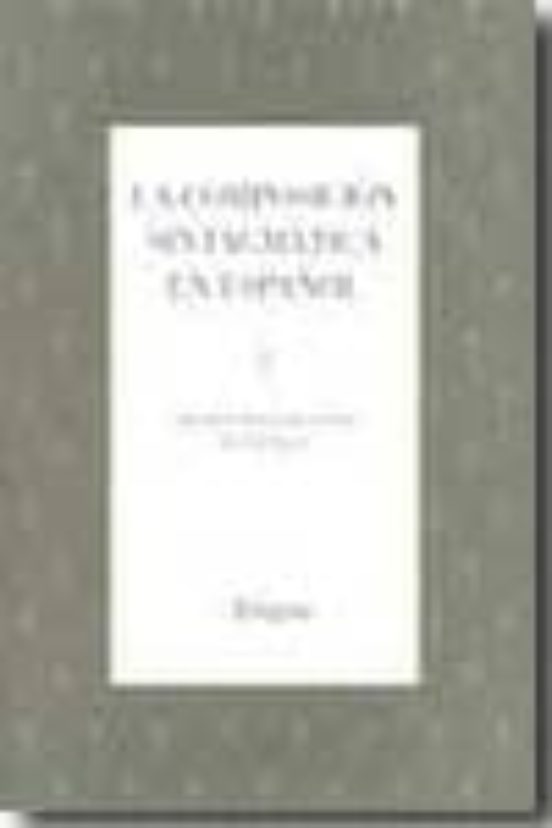 La Composición Sintagmática En Español