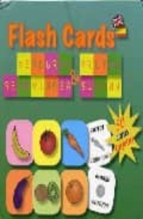 Flash Cards Fruits And Vegetables/verduras Y Frutas. 50 Tarjetas