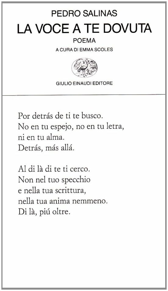 La Voce a Te Dovuta Poema