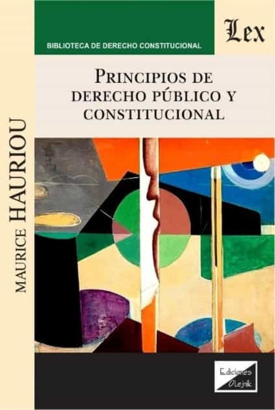Principios De Derecho Publico Y Constitucional
