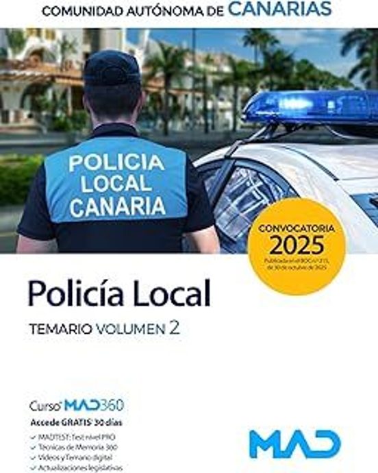Policía Local De Canarias. Temario Volumen 2