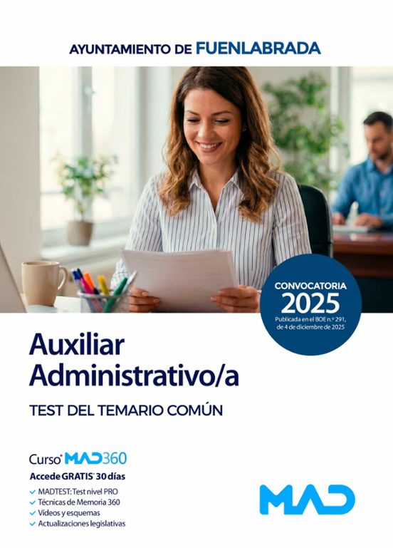 Auxiliar Administrativo/a. Test Del Temario Común