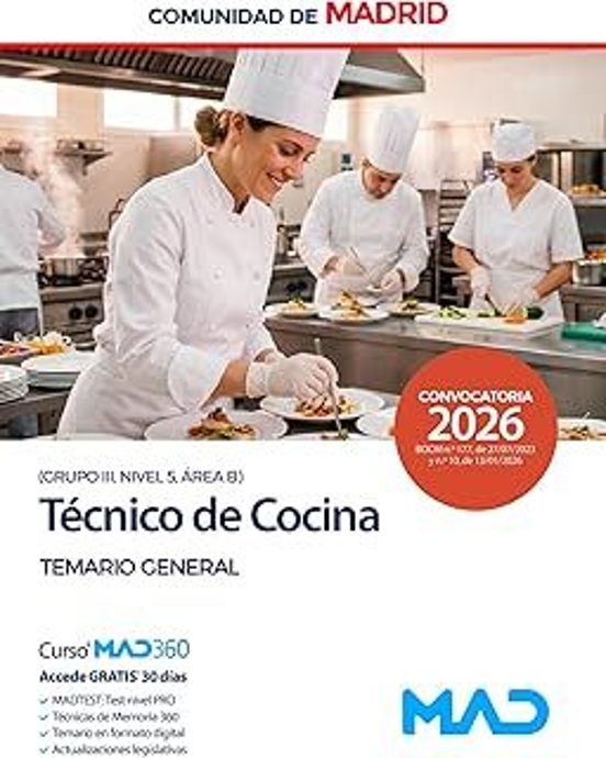 Técnico De Cocina De La Comunidad Au Tónoma