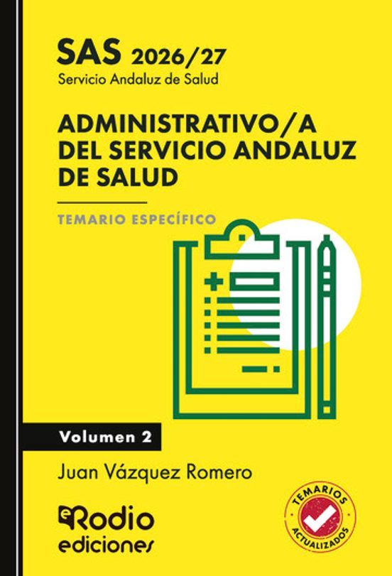 Administrativo/a del Servicio Andaluz de Salud. Sas 2026/27. Tema Rio