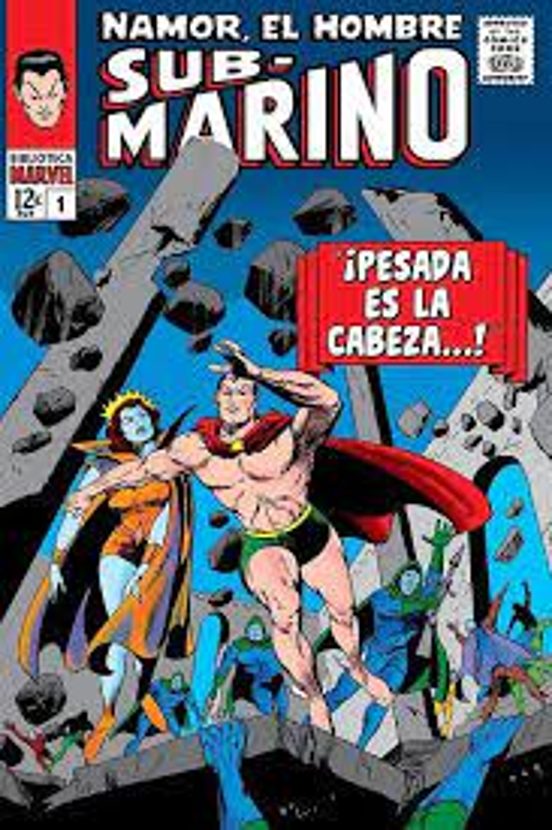 Biblioteca Marvel Namor El Hombre Submarino Bm 34