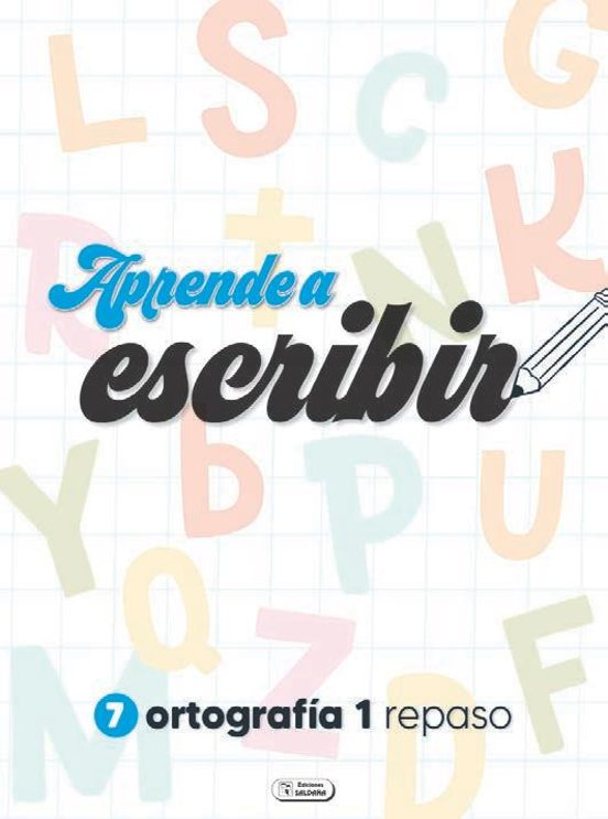 Aprendo A Escribir - Ortografía 1