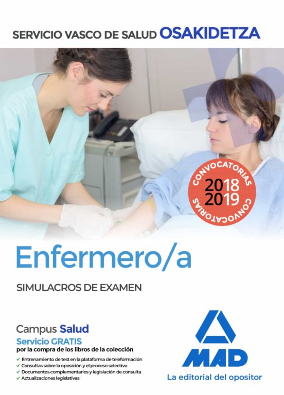 Enfermera/o De Osakidetza-Servicio Vasco De Salud. Simulacros De Examen