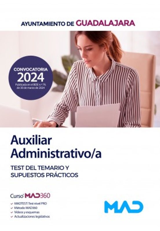 Auxiliar Administrativo/a. Test Del Temario Y Supuestos Prácticos Ayun
