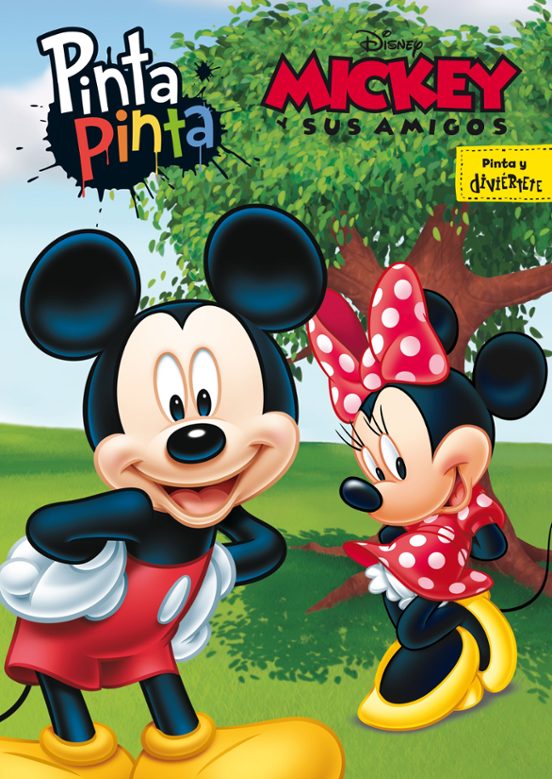 Mickey Y Sus Amigos. Pinta Pinta