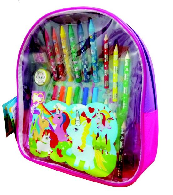 Mochila Unicornio. Vamos A La Escuela