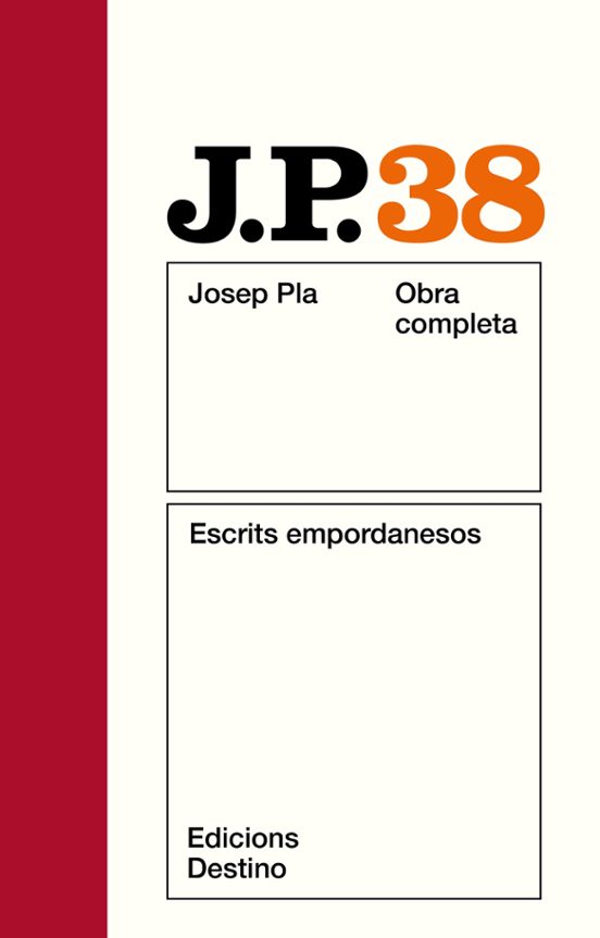 O Completa De J Pla. T 38.escrits Empordanesos