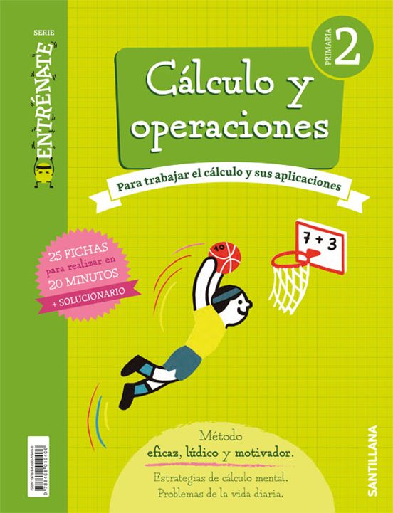 Entrénate. Cuaderno Cálculo 2 Primaria
