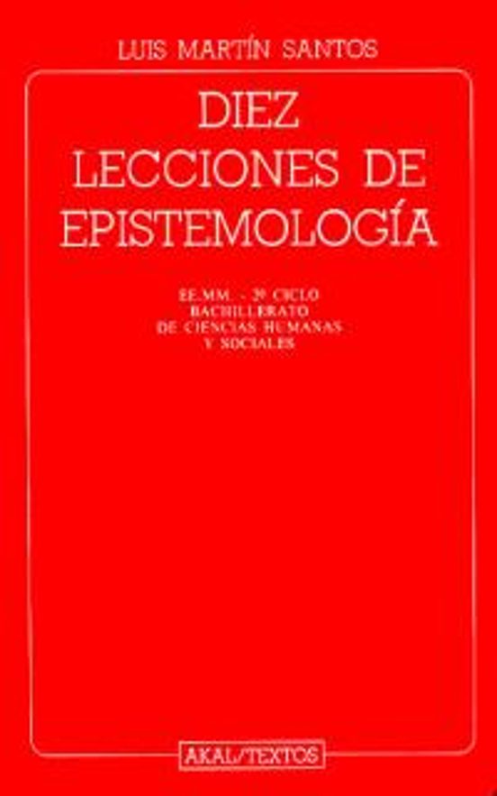 Diez lecciones de epistemología