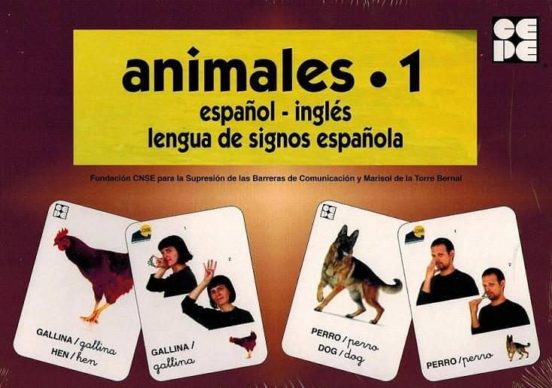 Animales - 1. Español-ingles. Lengua De Signos Española
