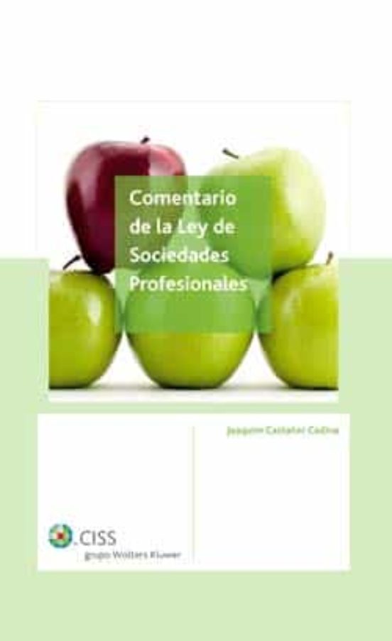 Comentarios De La Ley Sociedades Profesionales