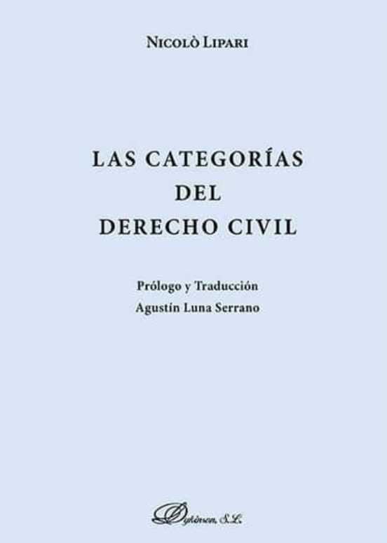 Las Categorías Del Derecho Civil