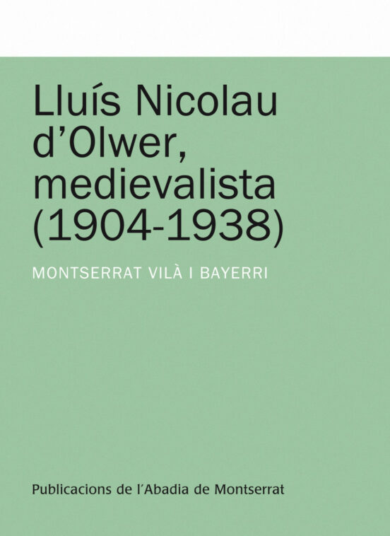 Lluis Nicolau Doliwer Medievalista